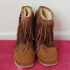 Koolaburra Double Fringe Boots
